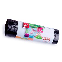 Мешки для мусора 30 л, черные, в рулоне 20 шт., ПНД, 6 мкм, 600х500 мм, Концепция Быта ЭкоДом, 601348 в Таганроге Мешки для мусора 30 л, черные, в рулоне 20 шт., ПНД, 6 мкм, 600х500 мм, Концепция Быта ЭкоДом, 601348 в Таганроге