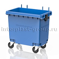 Мусорный контейнер 770 л голубой без крышки 770 голубой в Таганроге