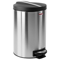 Ведро-контейнер для мусора (урна) с педалью LAIMA Modern, 12 л, матовое, нержавеющая сталь, со съемным внутренним ведром в Таганроге Ведро-контейнер для мусора (урна) с педалью LAIMA Modern, 12 л, матовое, нержавеющая сталь, со съемным внутренним ведром в Таганроге