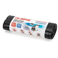 Мешки для мусора 60 л, черные, в рулоне 20 шт., ПНД, 10 мкм, 700х600 мм, LAIMA, 601381 в Таганроге Мешки для мусора 60 л, черные, в рулоне 20 шт., ПНД, 10 мкм, 700х600 мм, LAIMA, 601381 в Таганроге