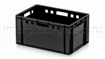 Ящик для мяса и колбасных изделий Е-3 черный в Таганроге Ящик для мяса и колбасных изделий Е-3 черный в Таганроге