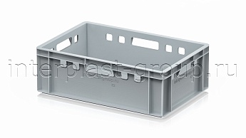 Ящик для мяса и колбасных изделий Е-2 серый в Таганроге Ящик для мяса и колбасных изделий Е-2 серый в Таганроге