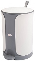 Контейнер для мусора Sтилъ с педалью 18 л серый 18 серый в Таганроге