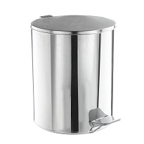 Ведро для мусора с педалью, усиленное, Титан, 15 л, нержавеющая сталь, хром в Таганроге Ведро для мусора с педалью, усиленное, Титан, 15 л, нержавеющая сталь, хром в Таганроге