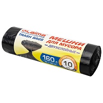 Мешки для мусора 160 л, черные, в рулоне 10 шт., ПВД, 30 мкм, 1200х900 мм, LAIMA ULTRA, 607694 в Таганроге Мешки для мусора 160 л, черные, в рулоне 10 шт., ПВД, 30 мкм, 1200х900 мм, LAIMA ULTRA, 607694 в Таганроге