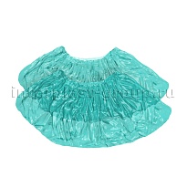 Бахилы бирюзовые 2000 шт (1000 пар), 16 мкм, однослойные, с одной резинкой, Эконом в Таганроге