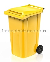 Контейнер для мусора 240 л желтый облегченный 240 желтый в Таганроге