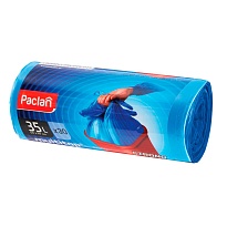 Мешки для мусора 35 л, с ушками, синие, в рулоне 30 шт., ПНД, 10,5 мкм, 640х500 мм, PACLAN Multitop, 600819 в Таганроге Мешки для мусора 35 л, с ушками, синие, в рулоне 30 шт., ПНД, 10,5 мкм, 640х500 мм, PACLAN Multitop, 600819 в Таганроге