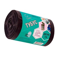 Мешки для мусора 12 л, черные, в рулоне 30 шт., ПНД, 6 мкм, 550х320 мм, Концепция Быта Tubus, 604936 в Таганроге Мешки для мусора 12 л, черные, в рулоне 30 шт., ПНД, 6 мкм, 550х320 мм, Концепция Быта Tubus, 604936 в Таганроге