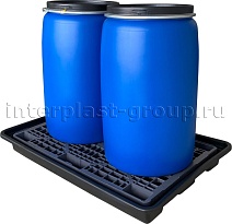 Поддон пластиковый для двух бочек в Таганроге Поддон пластиковый для двух бочек в Таганроге