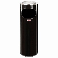 Урна с пепельницей 18 литров, нержавеющая сталь, черная, LAIMA PROFESSIONAL в Таганроге Урна с пепельницей 18 литров, нержавеющая сталь, черная, LAIMA PROFESSIONAL в Таганроге