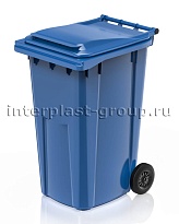 Контейнер для мусора 240 л голубой облегченный 240 голубой в Таганроге