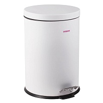 Ведро-контейнер для мусора (урна) с педалью LAIMA Classic, 12 л, белое, глянцевое, металл, со съемным внутренним ведром в Таганроге Ведро-контейнер для мусора (урна) с педалью LAIMA Classic, 12 л, белое, глянцевое, металл, со съемным внутренним ведром в Таганроге