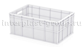 Ящик для молока, мяса, овощей и фруктов сплошной белый в Таганроге