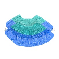 Бахилы бирюзово-синие 1000 шт (500 пар), 64 мкм, двойная подошва, двойная резинка, Особопрочные+ в Таганроге