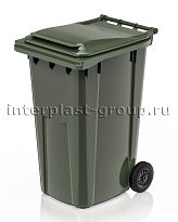 Контейнер для мусора 240 л зеленый облегченный 240 зеленый в Таганроге