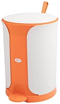 Контейнер для мусора Sтилъ с педалью 11 л оранжевый 11 оранжевый в Таганроге